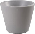 8 seasons Töpfe, 49 x 39 cm, Grau, Design Shining Classic Pot XM, LED Pflanzkübel , E27 Fassung inkl. Leuchtmittel in warmweiß