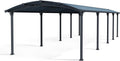 Palram Garten,Gartenhäuser & Aufbewahrung,Carports, 5m, Anthrazit, Arcadia 10600 Carport Aluminium & Verzinkter Stahl 10