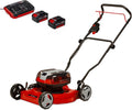 Einhell Rasenmäher, 36 V, 4 Ah, Rot/Schwarz, Akku- GE-CM 36/48 Li M Power X-Change (Li-Ion, Double Twin-Pack-Technologie