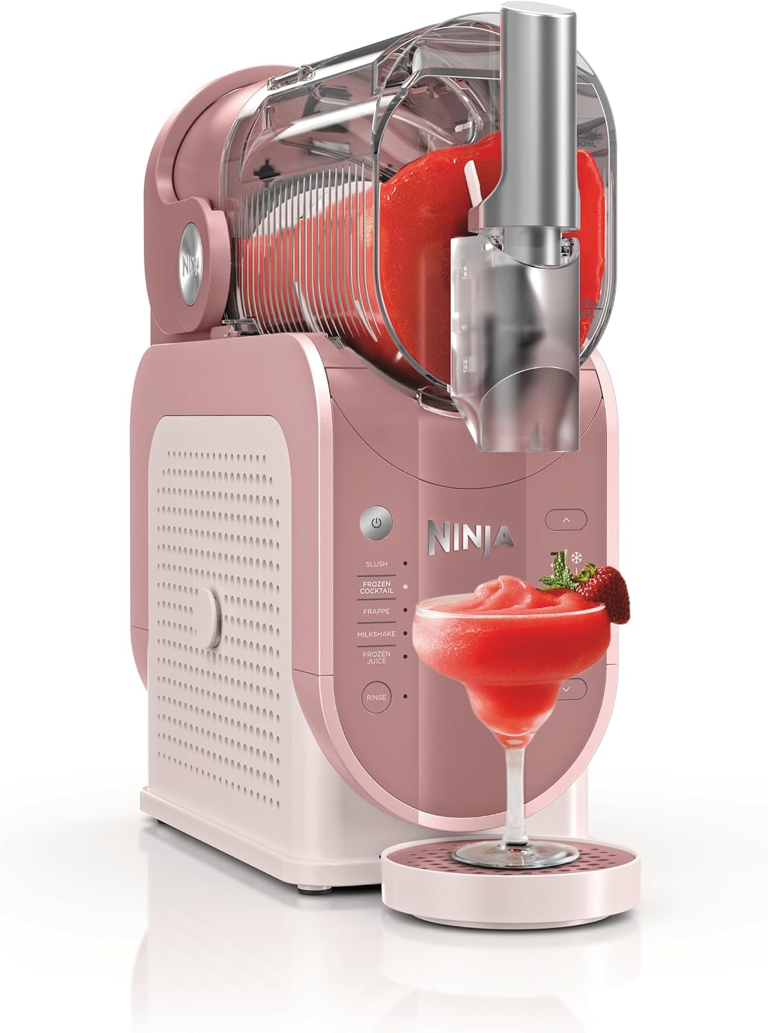Ninja Crushed Ice-Maschinen, 1,9 L, Rosa, SLUSHi Maschine für Slush, Eis-Cocktails, Frappé, Milchshakes & gefrorenen Saft