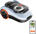 NAVIMOW Mähroboter, 2000 m, 59 db, Schwarz/Weiß/Orange, i220 LiDAR für ², Geländereifen für Hänge bis 45% Neigung