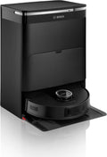 Bosch Saugroboter, schwarz, Spotless Max BCRDW3B mit Wischfunktion, 11.000 Pa Saugkaft, rotierende Wischpads, Nass-Trocken-Servicestation