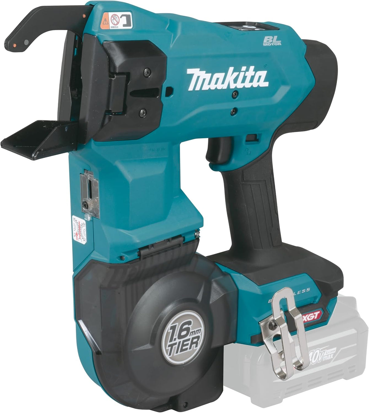 Makita Elektrowerkzeug, 40 V, Blau/Schwarz, TR001GZ Akku-Bewehrungsverbinder max. (ohne Akku, ohne Ladegerät)
