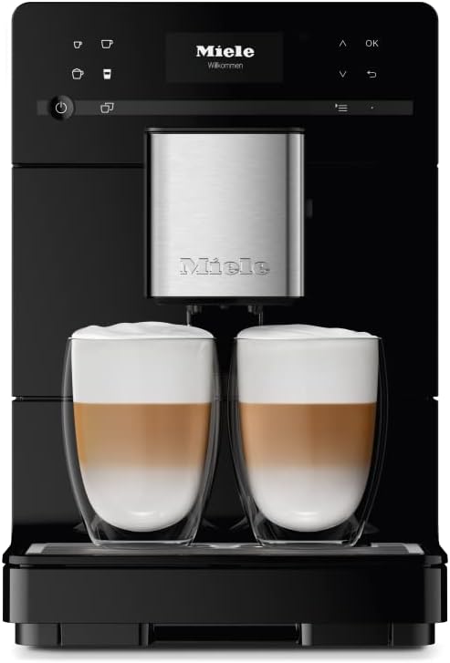 Miele Kaffeevollautomat, Schwarz/Silber