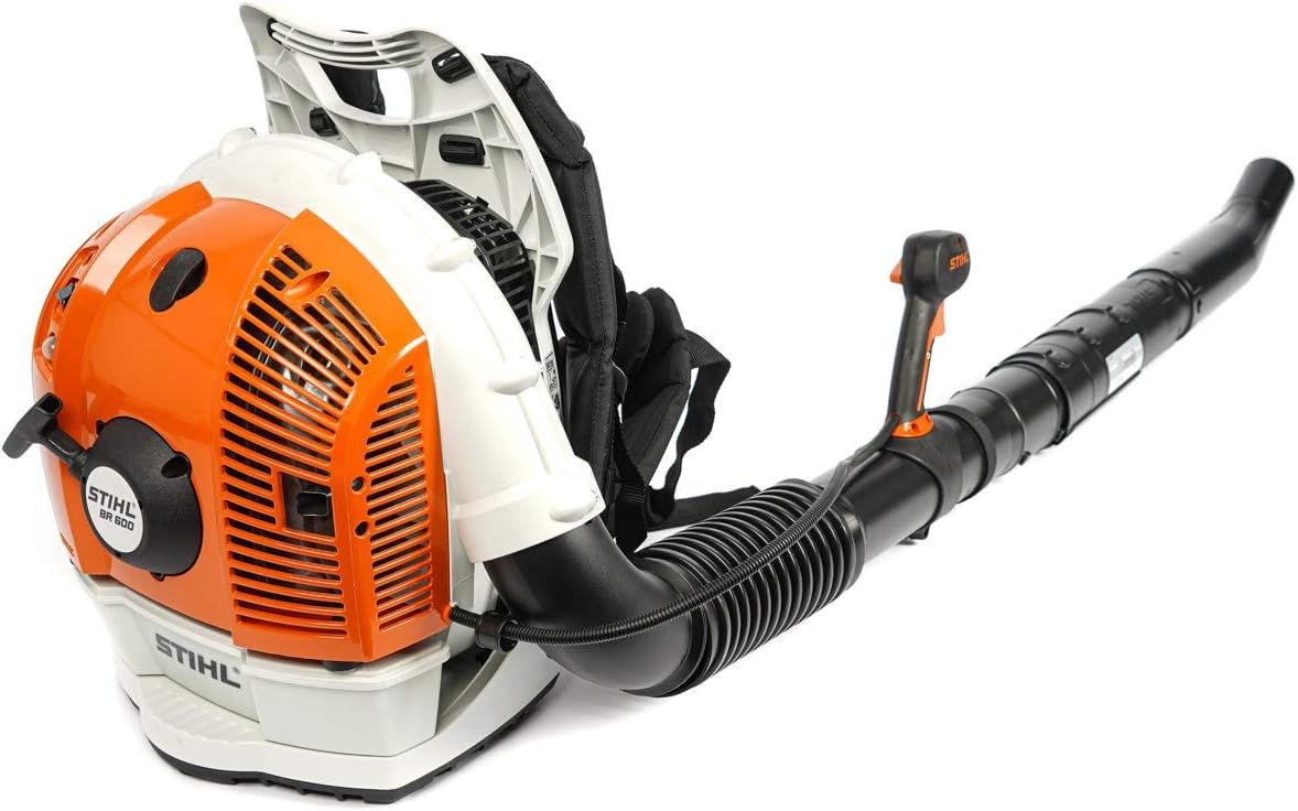 Stihl Laubbläser, Orange/Weiß/Schwarz, BR 600 Benzin Profi- - mit 4-MIX-Motor, Multifunktionsgriff und Antivibrationssystem