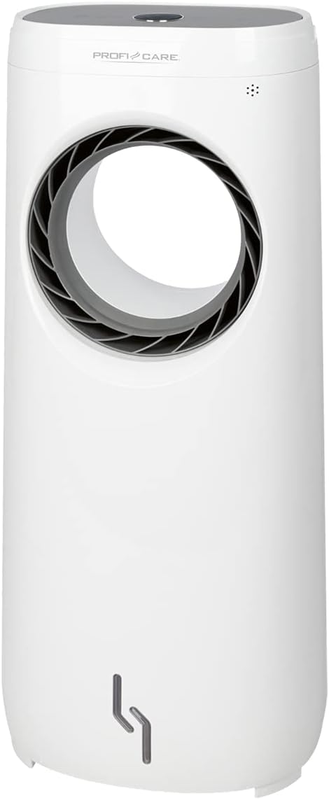 ProfiCare Dunstabzugshaube, Weiß/Titan, PC-LK 3088 Ventilator/Luftkühler, 3in1 Luftkühler, Luftbefeuchter & Luftreiniger in Einem