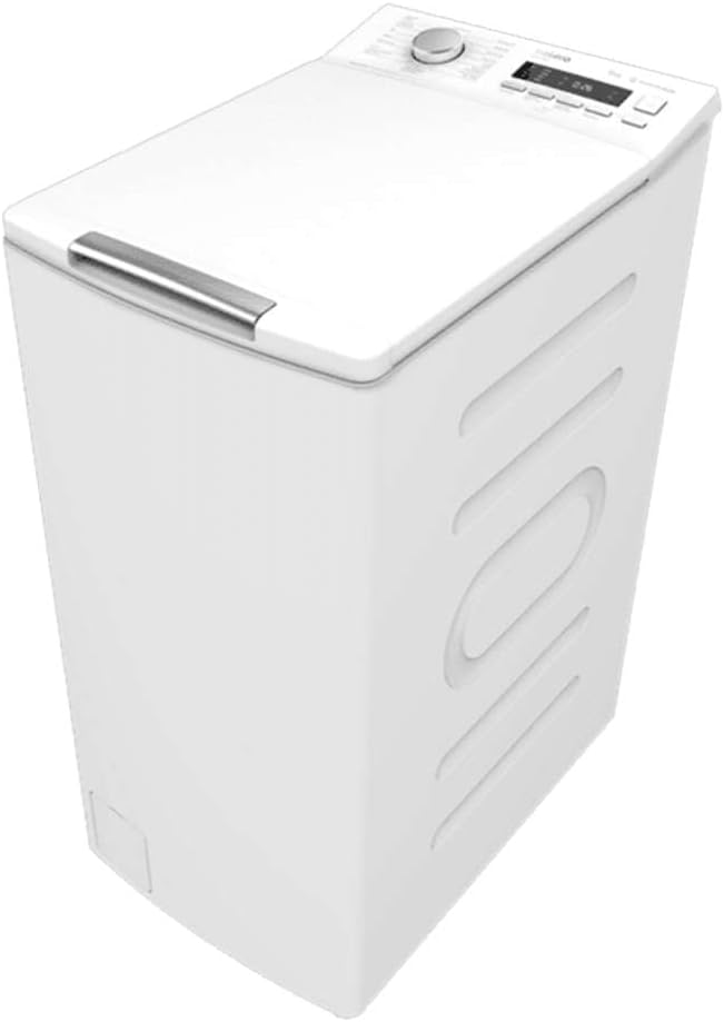 Cecotec Waschmaschine, 1900 W, 8 kg, Weiß, Toplader- Bolero DressCode Top Max 80 Inverter A., programmierbare 1300 U/m