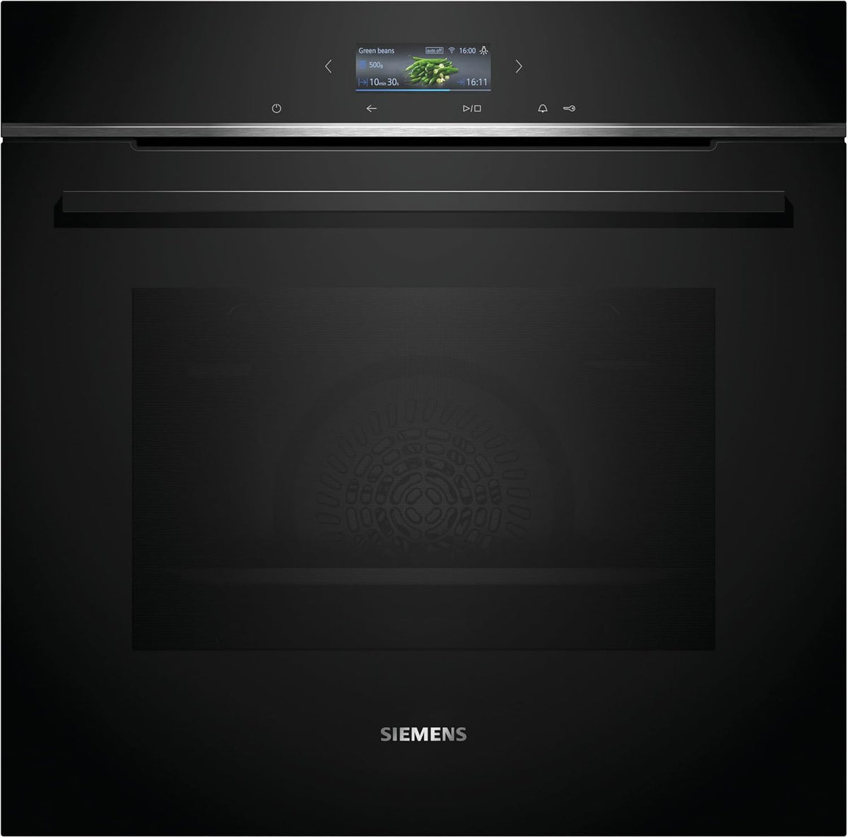 SIEMENS Backofen, 60x60 cm, Schwarz, HB774G1B1, Stiftung Warentest Testsieger*, iQ700 Smarter Einbau-, Made in Germany