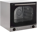 GastroHero Backofen, 62 Liter, 230 V, Silber/Schwarz, Heißluftofen ECO 4 Bleche Umluftofen Gastronomie Edelstahl