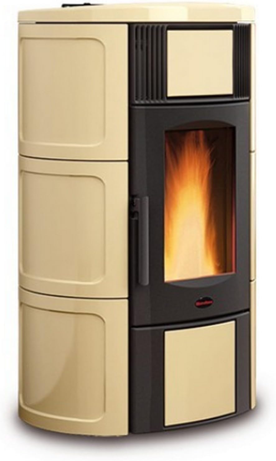 Pelletkamin Courmayeur 8,74 kW - San Marco (Bordeaux) Pelletheizungen, Beige/Schwarz