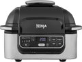 Ninja Heissluftfritteuse, 5,7 L, Schwarz/Silber, Foodi Grill & Airfryer, Heißluftfritteuse, Air Fryer, spülmaschinenfeste Teile