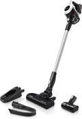 Bosch Staubsauger, Weiß/Schwarz/Metallic, Akku- Unlimited Serie 6 BKS611MTB, kabelloser Hand, beutellos, leicht