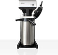 Bonamat Kaffeemaschine, 2,2l, Silber/Schwarz, TH PP Pouch inkl. Pumpkanne mit Glaseinsatz
