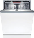 Bosch Geschirrspüler, 60 cm, Weiß, SBV6ZCX16E Serie 6 XXL-, vollintegrierte Spülmaschine, Besteckschublade, Made in Germany