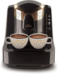 Arzum Okka Kaffeemaschine, Schwarz/Gold, Türkischer, Vollautomatisch, 3 Tassen Größen, Selbstreinigungsfunktion