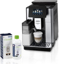 De'Longhi Kaffeevollautomat, Silber/Schwarz, PrimaDonna Soul ECAM 612.55.SB mit LatteCrema Milchsystem &, 18 Rezepte per Knopfdruck