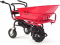Apex Schubkarren, 200 kg, 18,5 V, Rot/Schwarz, Elektrische Schubkarre Motorschubkarre Li-Ion Akku