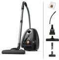 Rowenta Staubsauger, 4,5 L, 12 m, Schwarz, Green Force Effitech Total Clean Boden mit Beutel, 400 Watt, Staubbeutel