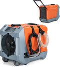 GOPLUS Luftentfeuchter, 57x34x47 cm, ≤55 dB, 85 L, Metall, LLDPE, Orange/Grau