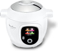 Moulinex Heißluftfritteuse, 6 l, Weiß/Silber, Cookeo+ Intelligenter Multicooker mit hohem Druck, 80 integrierte Rezepte