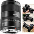 7artisans Kamera, 50 mm, Schwarz, AF F1.8 STM-Objektiv, Vollformat, große Blende, für spiegellose s mit NZ-Mount