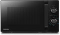 TOSHIBA Mikrowelle, 800 W, 20 L, Schwarz, MW2-MM20PF(BK) /Solo- / / / 5 Leistungsstufen