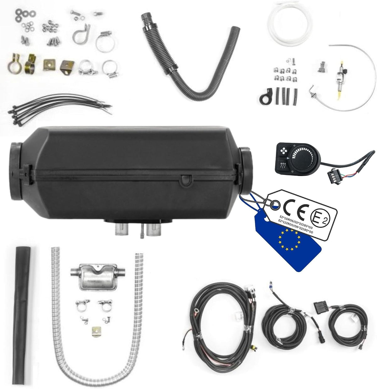 Autoterm Heizöfen, 4KW, 12 V, Schwarz, Air 4D Diesel Standheizung Luftheizung Lufterhitzer