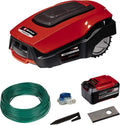Einhell Mähroboter, 1200 m, Rot/Schwarz, FREELEXO 1200 LCD BT (für bis zu ², Multizonen-Mäher, Bluetooth App-Steuerung