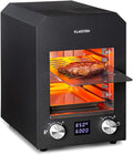 Klarstein Elektrogrill, 18,5 x 30 cm, 2.200 W, Schwarz, Hannibal - Hochtemperaturgrill, Indoor-Grillgerät, Leistung