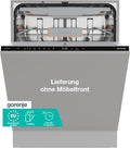 Gorenje Geschirrspüler, 82 x 60 x 55,5 cm, Silber, GV16C /Einbaugerät/Vollintegrierbar/EU Made/60 breite/16