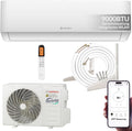 HANTECH Split-Klimaanlage, 30m, Weiß, Split Klimaanlage 9000 BTU (bis ²) H-PRO Heiz-&Kühlfunktion, Luftfilter, WIFI