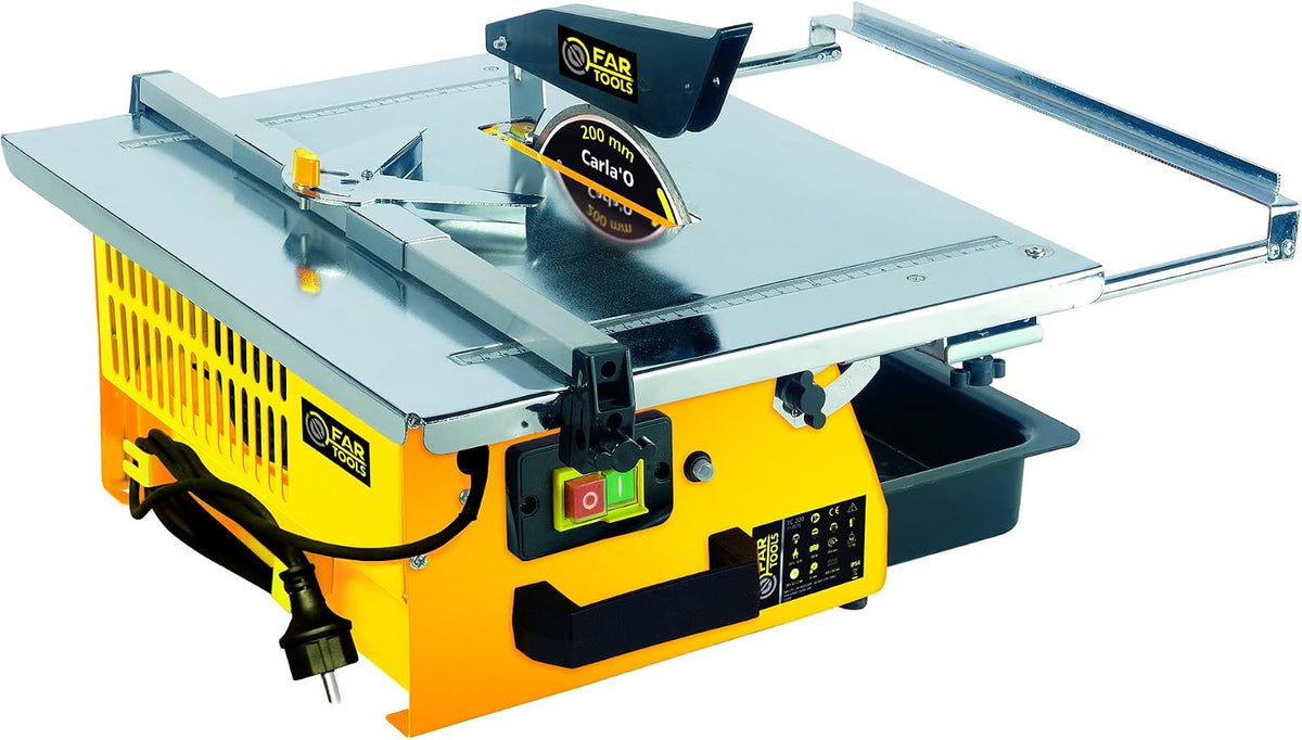Fartools Fliesenschneider, 900 W, Gelb/Silber/Schwarz, TC 200 Elektrischer