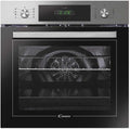 Candy Backofen, 70 l, Schwarz/Silber, FCT886X Wifi Einbau, Fassungsvermögen, multifunktional, belüftet, Farbe Edelstahl