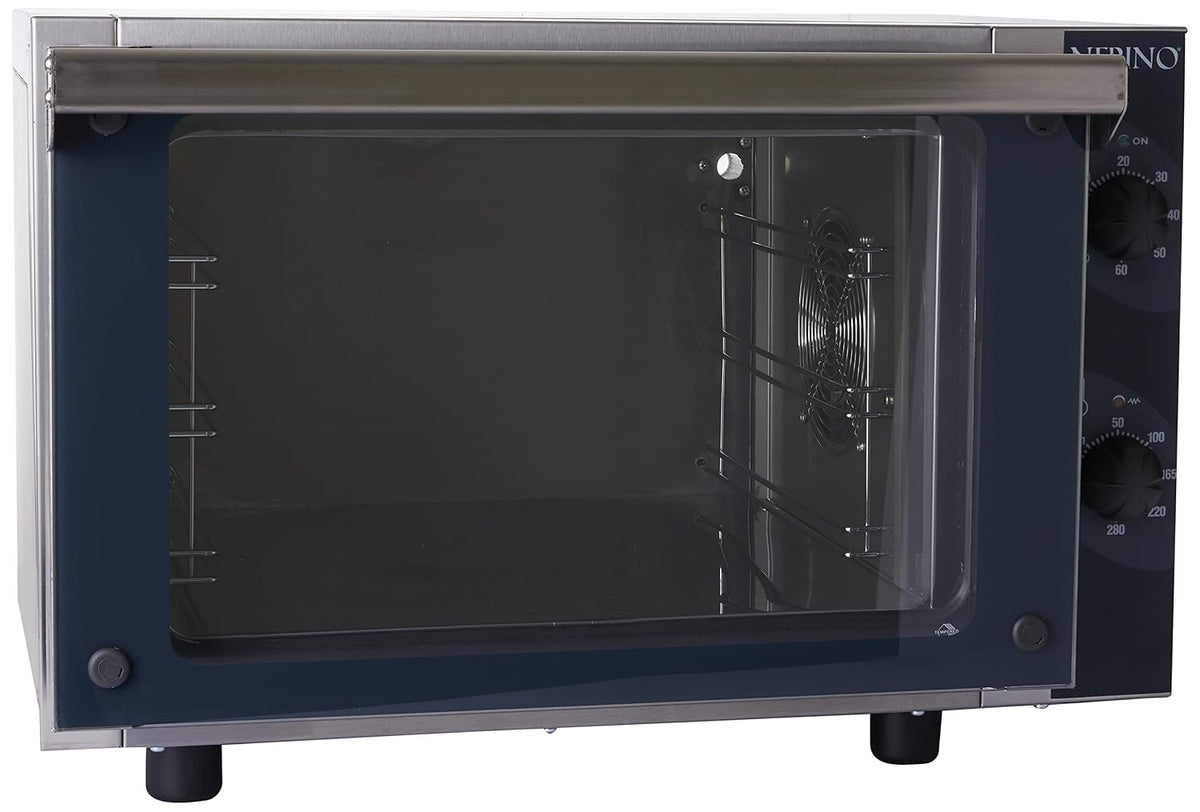 Saro Backofen, Schwarz/Silber, Heißluftofen Modell NERINO 3