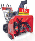 Hecht Schneefräse, 66 cm, 54 cm, 15 m, Rot/Schwarz, Starke Benzin, Arbeitsbreite, 2-stufig, Arbeitshöhe, Auswurfweite