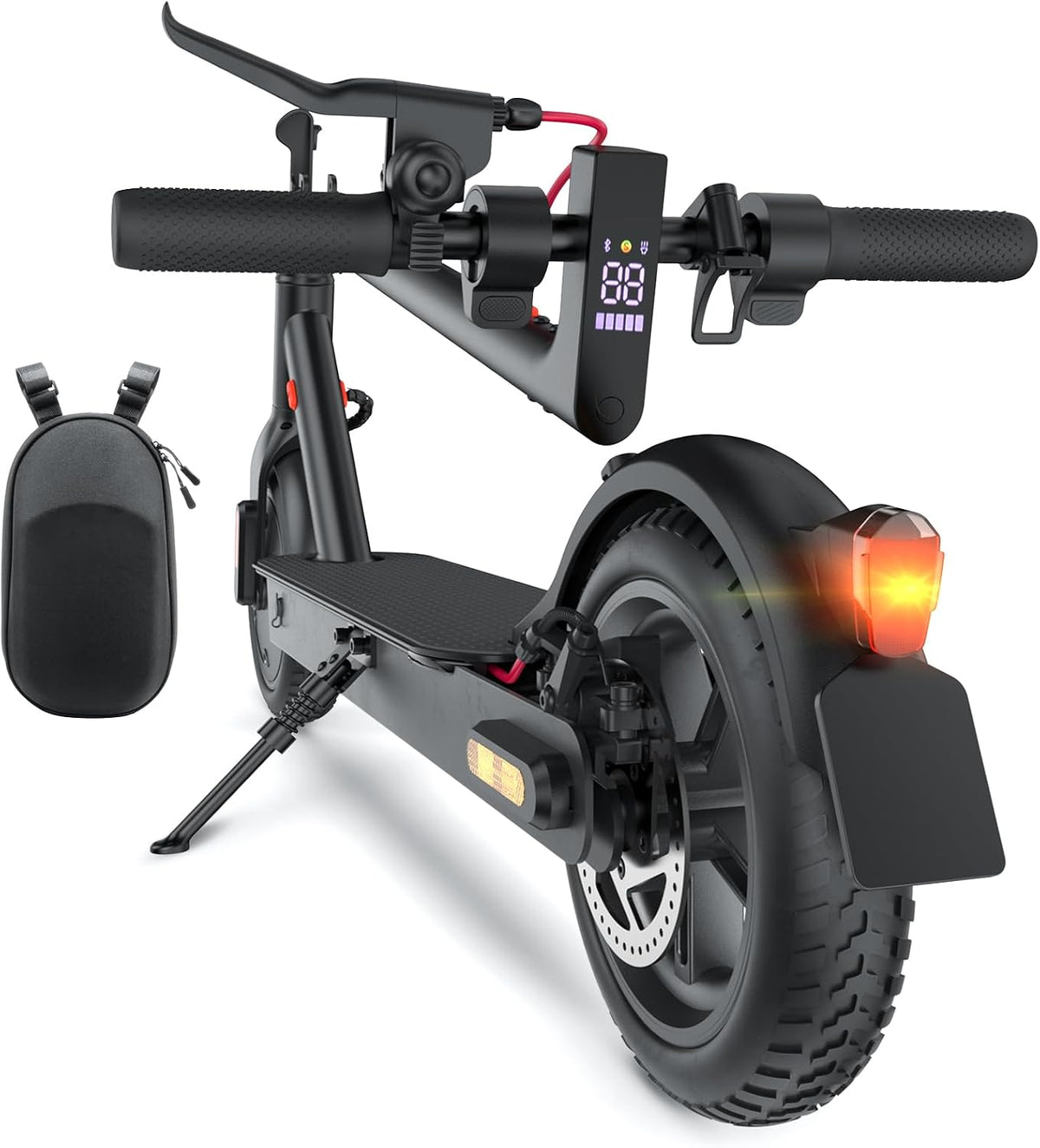 Finbike E-Scooter, 8.5 Zoll, 500 W, Schwarz, E Scooter mit Straßenzulassung, 10/ Elektroroller Peak, Max 40/30km Reichweite