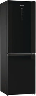 Gorenje Kühl-Gefrierkombination, 185 cm, 302 l, Schwarz, NRK 6192 ABK4 / / / No Frost Plus / Multi Airflow System /