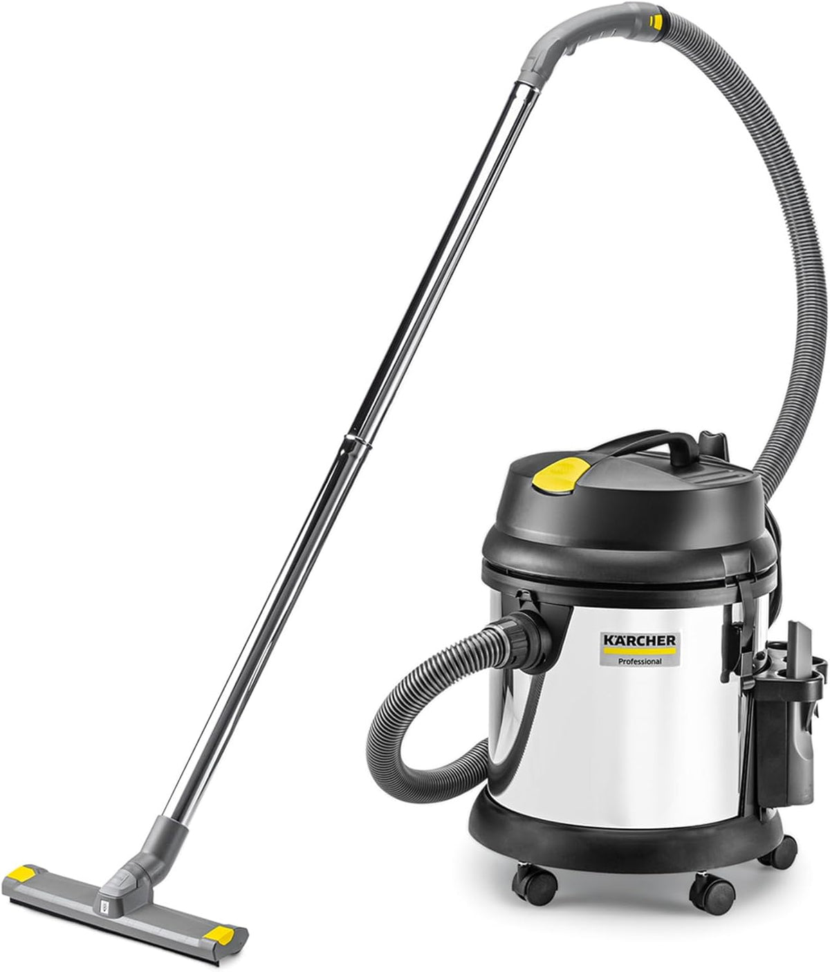 Karcher Nass-Trockensauger, 1380 W, 2.5 m, 27 l, Schwarz/Silber/Gelb, Nass-/Trockensauger NT 27/1 Me Advanced, Leistung: max