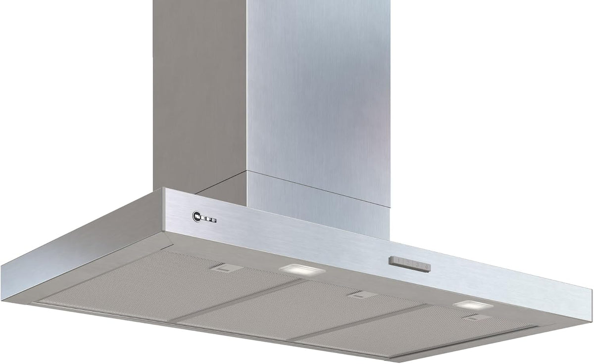 Neff Dunstabzugshaube, 90 cm, Silber, D95BCC2L0, N 50, Wandesse, Made in Germany, energiesparender Kondensatormotor