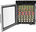 MccoMMon Küche Haushalt & Wohnen,Elektrische Küchengeräte,Spezialgeräte, Etwa 45-55 dB, 36 L/9.5gal, 800 W, 800 W, Silber/Schwarz