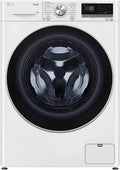 LG Waschmaschine, 60 x 62 x 85 cm, 9 kg, Weiß/Schwarz, F4WV709P1E, Klasse A, Frontlader-, Wi-Fi, AI Direct Drive