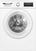 Bosch Waschmaschine, 9 kg, Weiß, WUU28T22, Serie 6, Frontlader, 1400 UpM, Unterbaufähig, SpeedPerfect, Maximale Energie- und Wasserersparnis