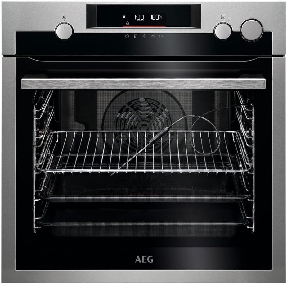 AEG Dunstabzugshaube, 2990 W, 72 l, Silber/Schwarz, BSS578271M A+ Edelstahl