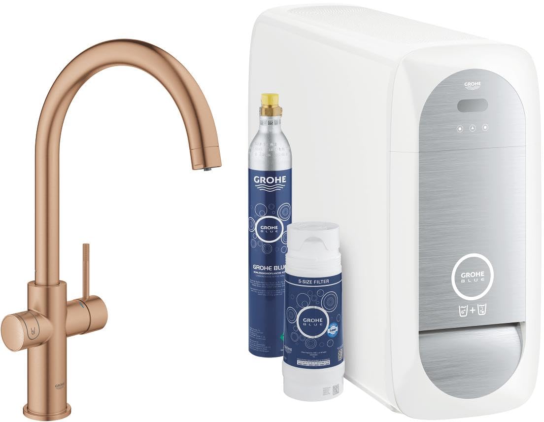 Grohe Programmierbar, Warm Sunset, Blue Home Starter Kit Bluetooth/WiFi C-Ausl. Geb, 31455DL1