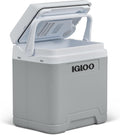 Igloo Kühlschränke, 230 V, 27 L, 12 V, Grau/Weiß, IE27 AC/DC elektrische Kühlbox, Kompakte Auto-Kühlbox für Camping