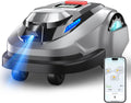 YARDCARE Mähroboter, 1600 m, Silber/Schwarz, N1600 PRO ohne Begrenzungskabel für ², Rasenroboter mit RTK & KI-Vision