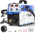 Reboot MIG-Schweißgeräte, 230 V, Weiß/Blau/Schwarz, 6-in-1 Schweißgerät 210A MIG/MAG mit/ohne Gas MMA Lift-TIG, DIY Werkstatt Profi RBM2100 MAX