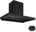 Klarstein Dunstabzugshaube, 90 cm, 721 m, Schwarz, AeroClean - Wandhaube, Boost-Modus ³/h, A++ Energieeffizienz