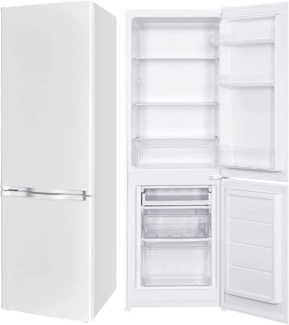 PKM Kühl-Gefrierkombination, 143x50 cm, 121 L, 40 dB, 52 L, Weiß, Stand KG240EW, Kühlen+ Gefrieren, 4****Gefrierfach