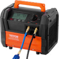 VEVOR Klimaanlage, Schwarz/Orange, Kältemittel-Rückgewinnungsmaschine, tragbare 1-PS- n-Rückgewinnungsmaschine mit Doppelzylinder